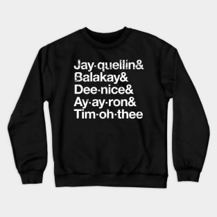 Substitute Teacher Roll Call Crewneck Sweatshirt